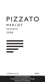 Pizzato Vinhas e Vinhos Reserva Merlot 2008 Front Label