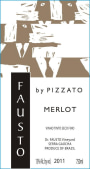 Pizzato Vinhas e Vinhos Fausto Merlot 2011 Front Label