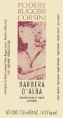 Podere Ruggeri Corsini Barbera d'Alba 2014 Front Label