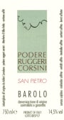 Podere Ruggeri Corsini Barolo San Pietro 2009 Front Label
