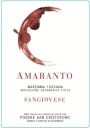 Podere San Cristoforo Maremma Toscana Amaranto Sangiovese 2014 Front Label