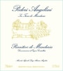 Poderi Anglelini Primitivo di Manduria 2008 Front Label