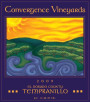 Convergence Tempranillo 2009 Front Label
