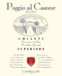 Poggio al Casone Chianti Superiore 2014 Front Label