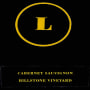 Lewis Cellars Hillstone Vineyard Cabernet Sauvignon 2015 Front Label