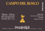 Villa Poggio Salvi Campo del Bosco 2010 Front Label