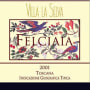 Villa La Selva Felciaia 2001 Front Label