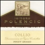 Polencic Isidoro Collio Pinot Grigio 2013 Front Label