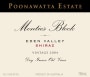 Poonawatta Estate Monties Block Shiraz 2004 Front Label