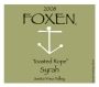 Foxen Toasted Rope Syrah 2008 Front Label