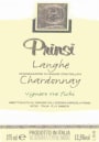 Prinsi Langhe Vigneto Tre Fichi Chardonnay 2015 Front Label