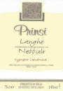 Prinsi Langhe Vigneto Sandrina Nebbiolo 2011 Front Label