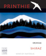 Printhie Wines Mountain Range Shiraz 2008 Front Label