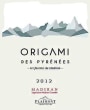 Producteurs Plaimont Madiran Origami des Pyrenees 2012 Front Label