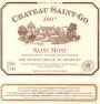Producteurs Plaimont Chateau Saint-Go Rouge 2007 Front Label