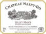 Producteurs Plaimont Chateau Saint-Go Rouge 2012 Front Label