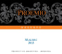 Proemio Wines  Reserve Malbec 2013 Front Label