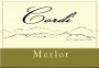 Cordi Winery Merlot 2012 Front Label