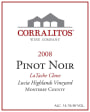 Corralitos Wine Company La Tache Clone Lucia Highlands Vineyard Pinot Noir 2008 Front Label