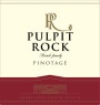 Pulpit Rock Winery Swartland Pinotage 2011 Front Label