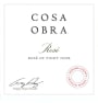 Cosa Obra Rose of Pinot Noir 2015 Front Label