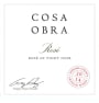 Cosa Obra Rose of Pinot Noir 2014 Front Label