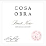 Cosa Obra Pinot Noir 2012 Front Label