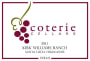 Coterie Cellars Kirk Williams Ranch Syrah 2011 Front Label