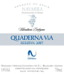 Quaderna Via Reserva 2007 Front Label