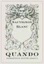 Quando Vineyards and Winery Sauvignon Blanc 2013 Front Label