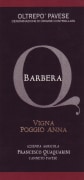 Quaquarini Francesco Oltrepo Pavese Vigna Poggio Anna Barbera 2013 Front Label