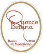 Querce Bettina Rosso di Montalcino 2010 Front Label