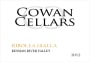 Cowan Cellars Ribolla Gialla 2012 Front Label