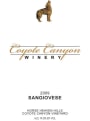 Coyote Canyon Winery and Lounge Sangiovese 2010 Front Label