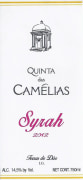 Quinta das Camelias Syrah 2012 Front Label