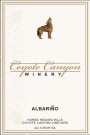 Coyote Canyon Winery and Lounge Albarino  Heven 2013 Front Label