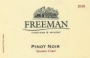 Freeman Russian River Pinot Noir 2010  Front Label
