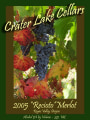Crater Lake Cellars Recioto Merlot 2005 Front Label