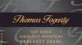 Thomas Fogarty Gist Ranch Cabernet Franc 2006 Front Label