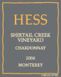 Hess Shirtail Creek Vineyard Chardonnay 2006  Front Label