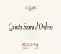 Quinta Seara d'Ordens Reserva Tinto 2012 Front Label