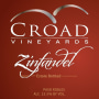 Croad Vineyards Zinfandel 2011 Front Label