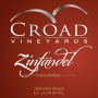 Croad Vineyards Zinfandel 2009 Front Label