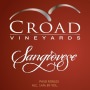 Croad Vineyards Sangiovese 2010 Front Label