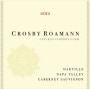 Crosby Roamann Cabernet Sauvignon 2012 Front Label