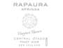 Rapaura Springs Vineyard Reserve Pinot Noir 2009 Front Label
