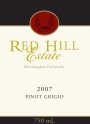 Red Hill Estate Pinot Grigio 2007 Front Label