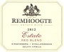Remhoogte Estate Blend 2012 Front Label