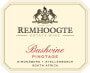 Remhoogte Bushvine Pinotage 2012 Front Label