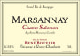 Rene Bouvier Marsannay Champs Salomon 2009 Front Label